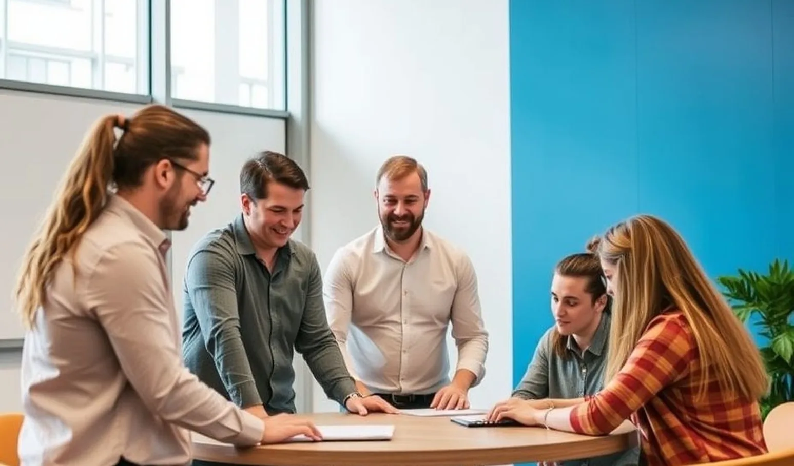 Corporate team building session